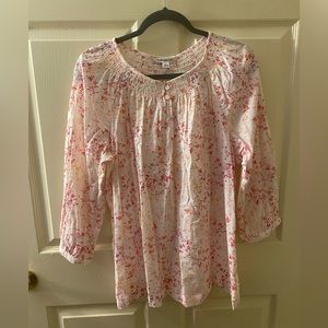 Casual floral multicolored shirt  Size 10